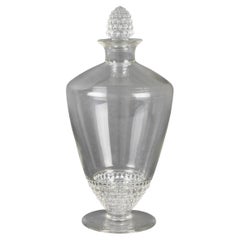 1930 René Lalique - Decantador Art Decó Nipppon Cristal Transparente