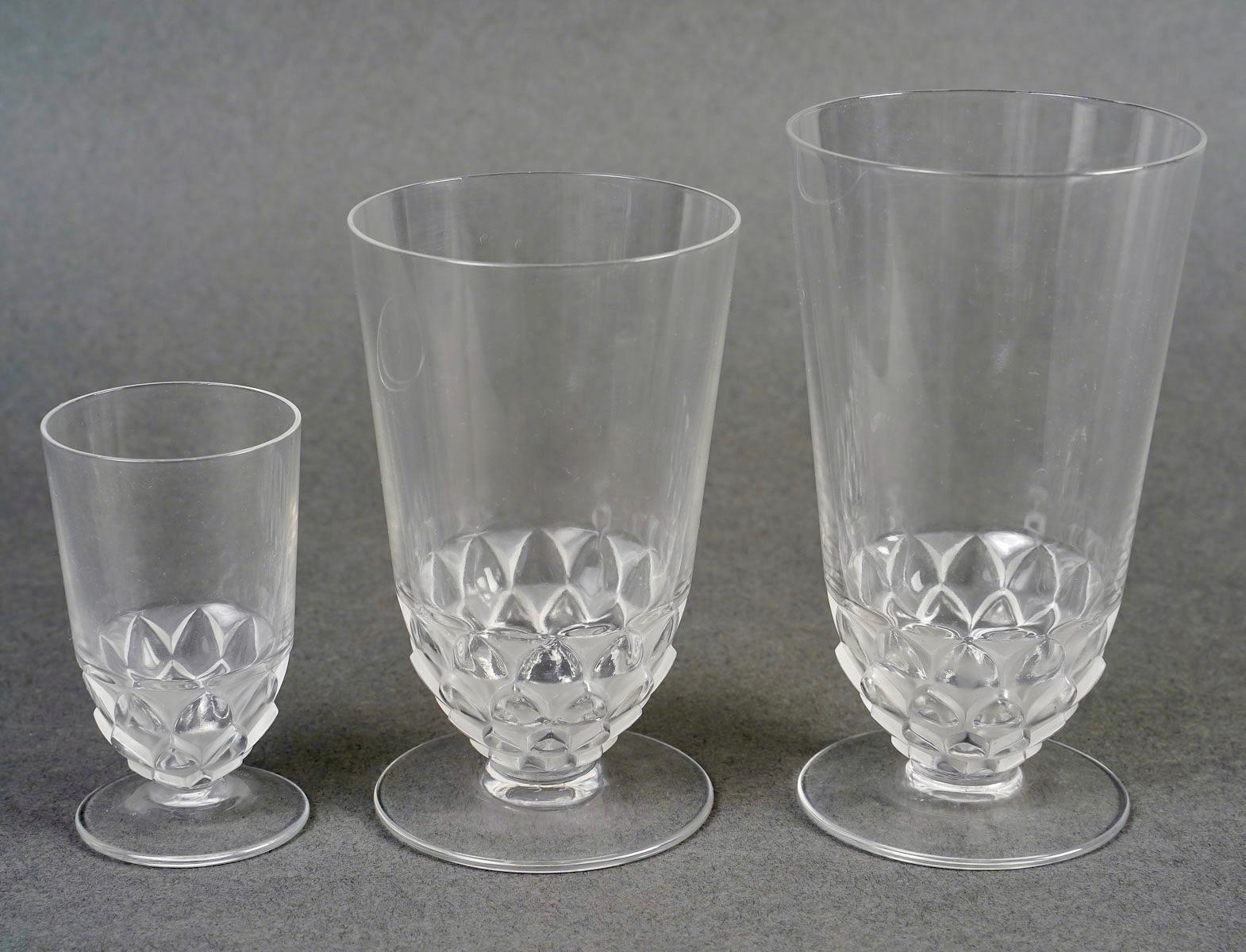 Set of 24 glasses 