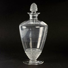 1930 René Lalique Set of 32 Pieces Nippon, 30 Glasses, 1 Pitcher, 1 Decanter