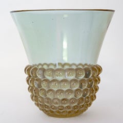 1930 Rene Lalique Vase Graines Alexandrite Glass