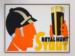 1930 Royal Hunt Stout Original Vintage Poster