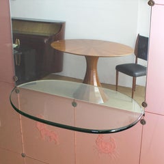 1930s Art Deco Decorative Panel-Console, Attributed to Fontana Arte, Italy