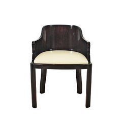 1930´s Art Deco Desk Chair in Solid Oak, leather - Belgium