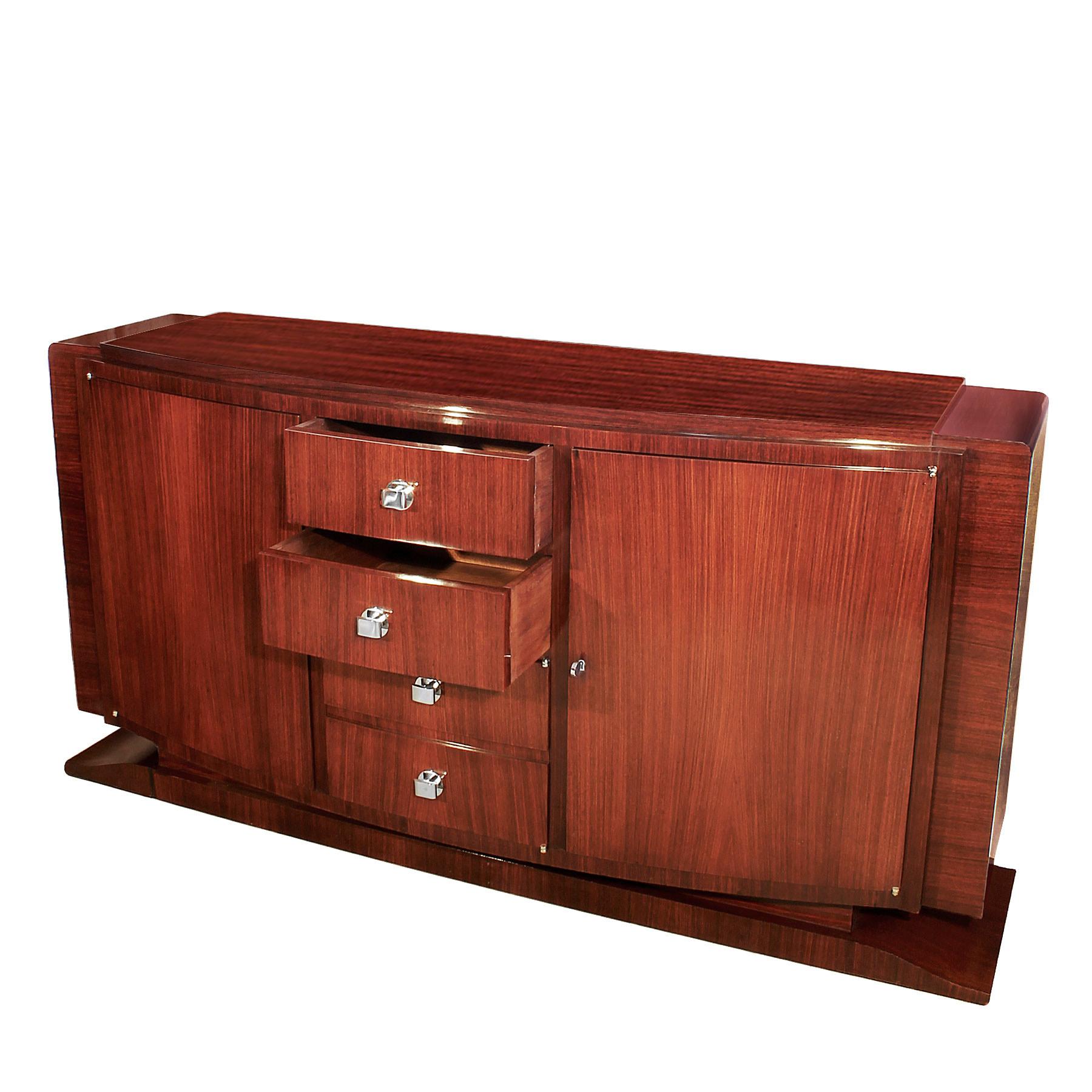 1930´s Art Deco Sideboard In Mahogany and Bronze - France For Sale 2