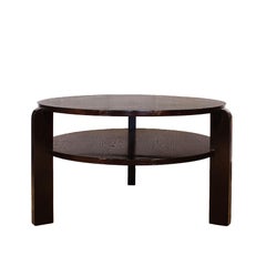 1930´s Art Deco Spanish Coffee Table, oak wood, polished with open pore - Spain