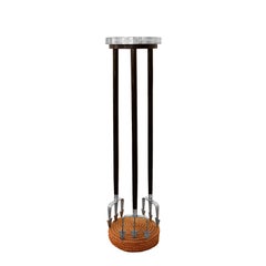 1930s Art Deco Tripod Stand, Tridents Pattern, Rope Base, Italy
