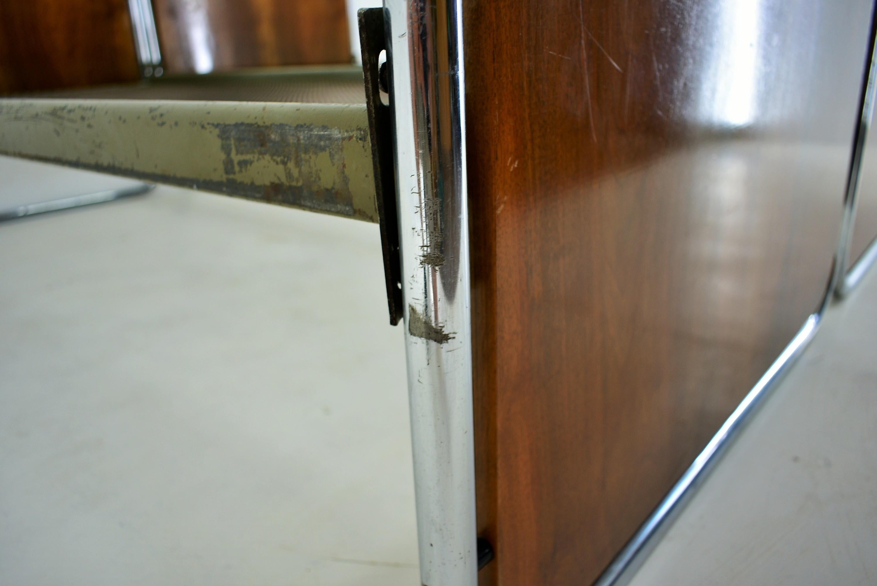 1930´S Bauhaus Tubular Steel Beds, by Beck Arnošt for Mucke-Melder In Good Condition In Praha, CZ