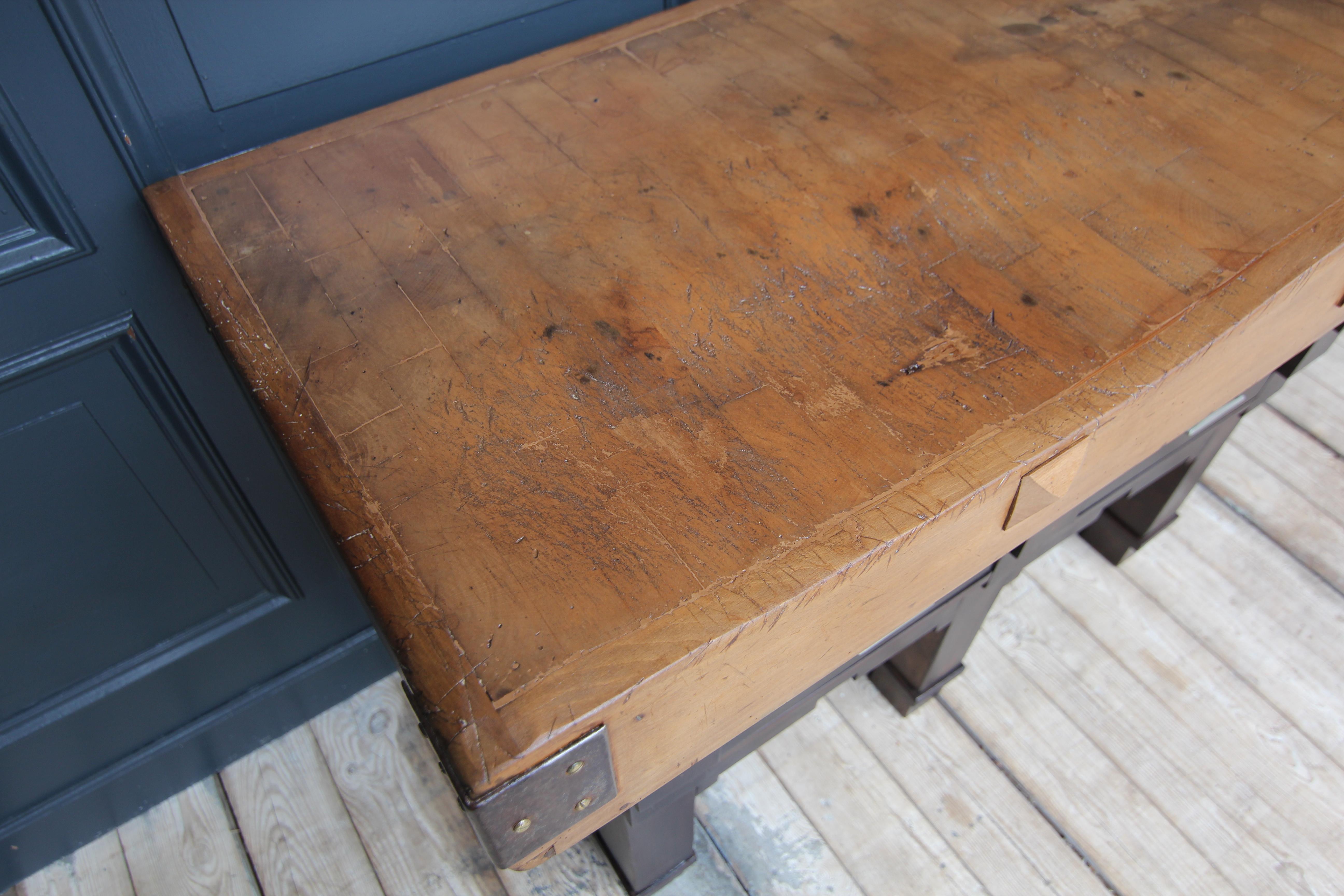 1930´s Butcher Block Table 3