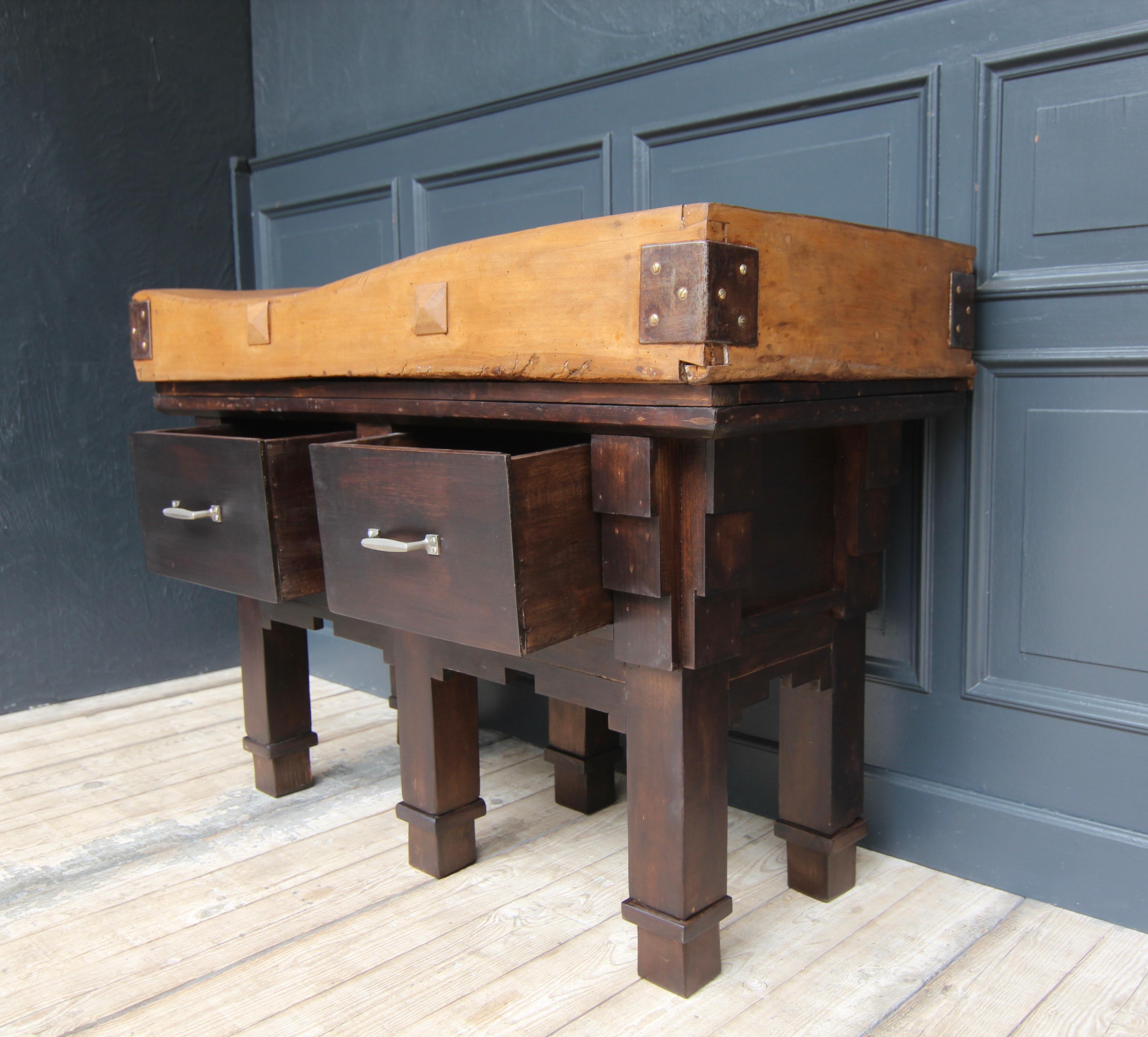1930´s Butcher Block Table 9