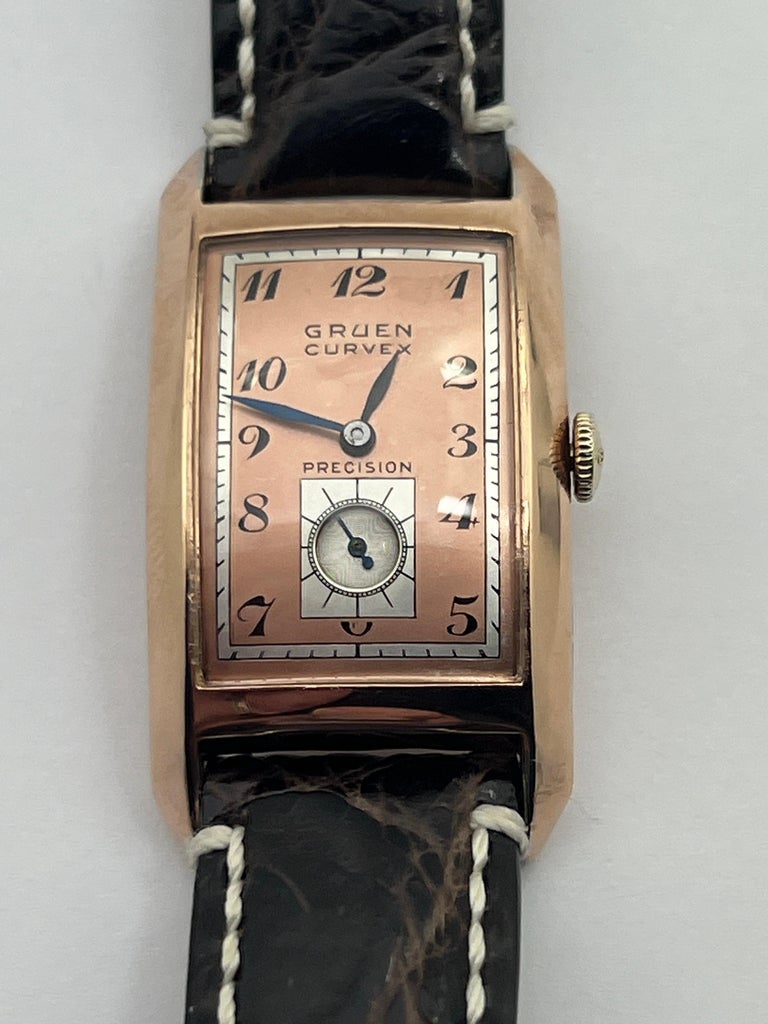 Vintage Gruen Curvex 17 Jewel 1940\'s Art Deco Ladies Watch 10K Rose Gold Filled Gruen Curvex | Accessories | Vintage Gruen Curvex 7 Jewel  main image 4
