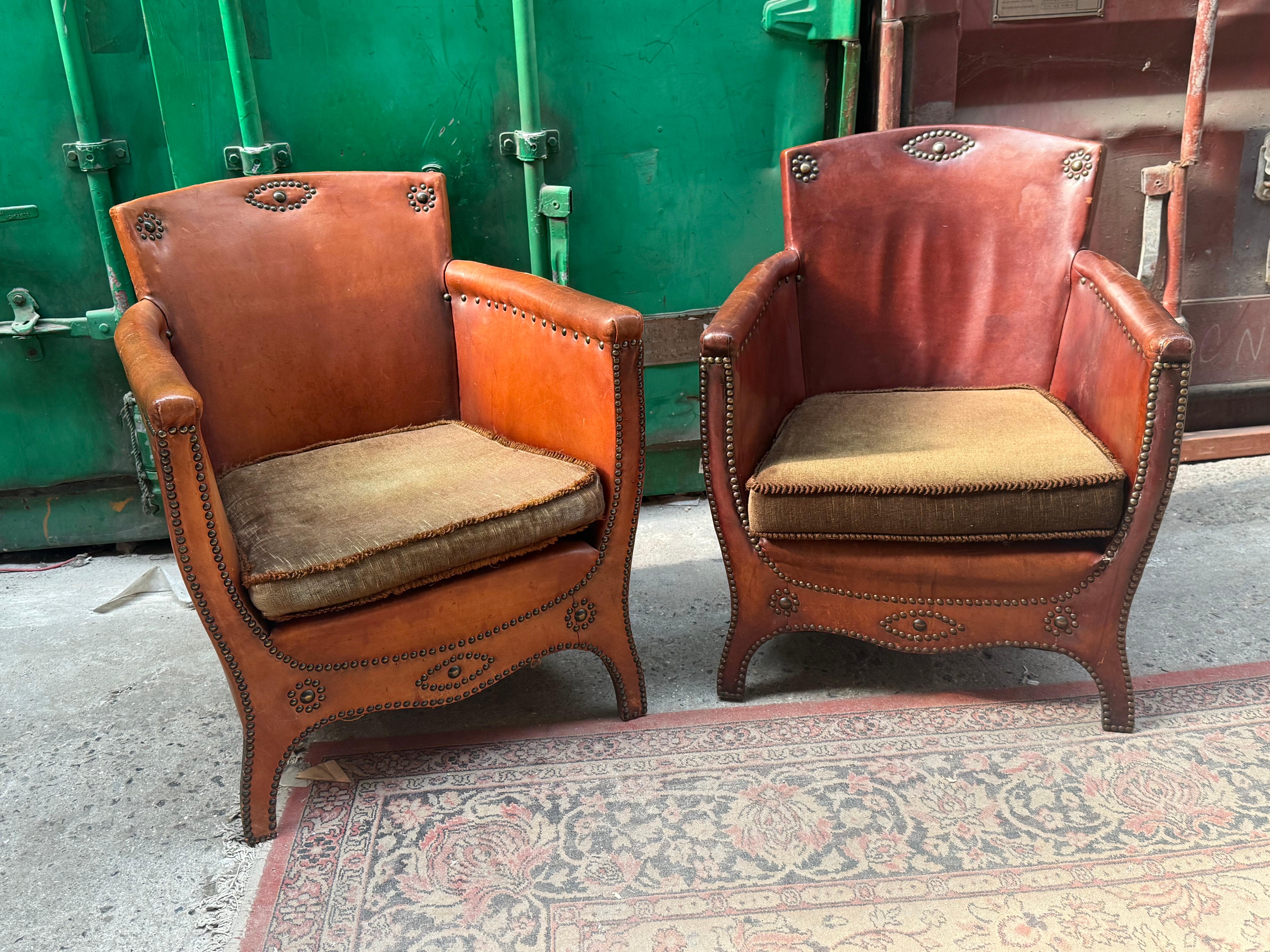 Otto Schultz, chaises longues et ottomanes des années 1930, par Boet AB, Suède. Bon état - En vente à Copenhagen, DK