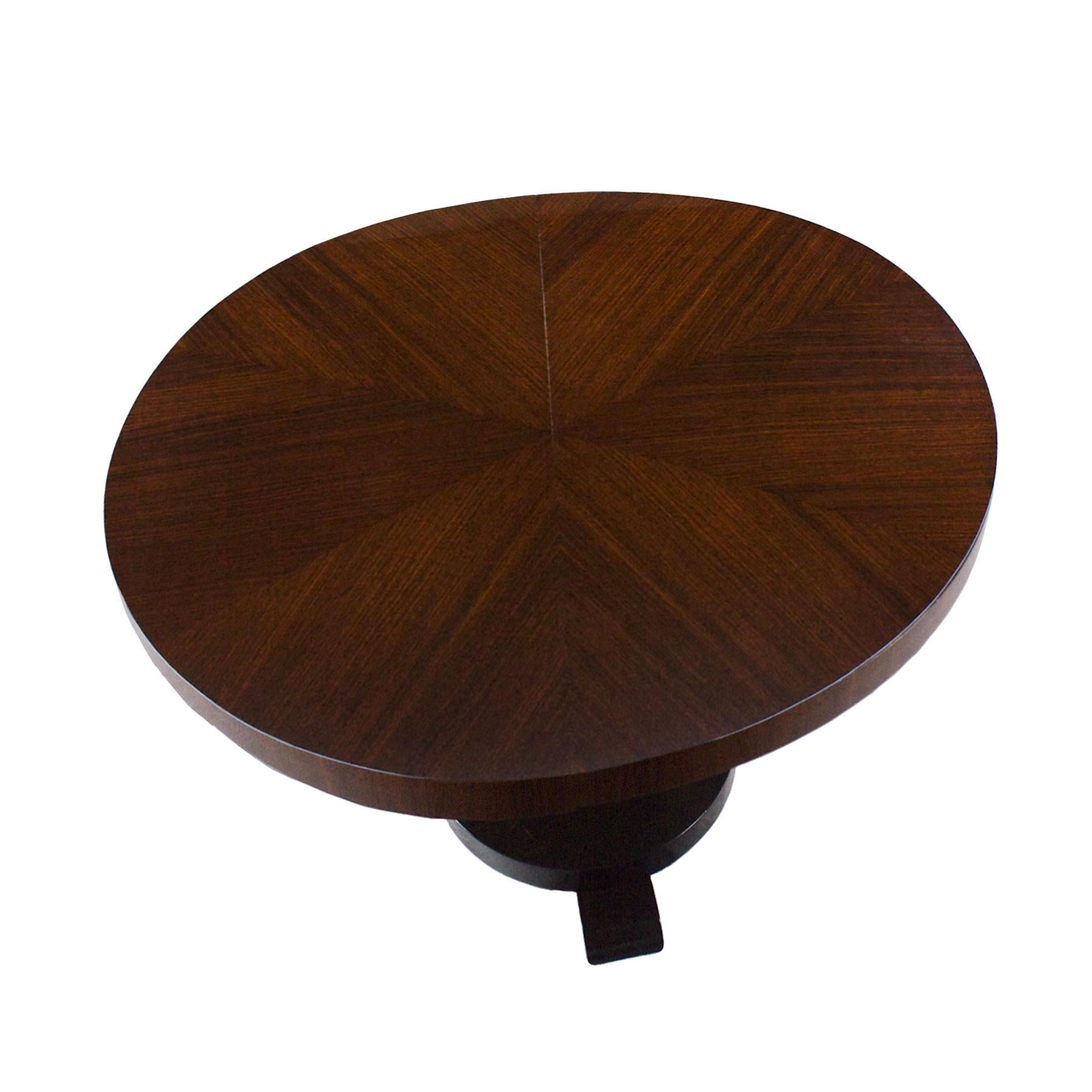 French 1930s Small Art Deco Round Table