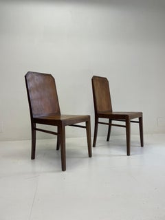 1930. Set 2 chairs by Rudolf Steiner