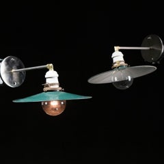 1930 Set of 6 Wall Mounted Industrial Sconces