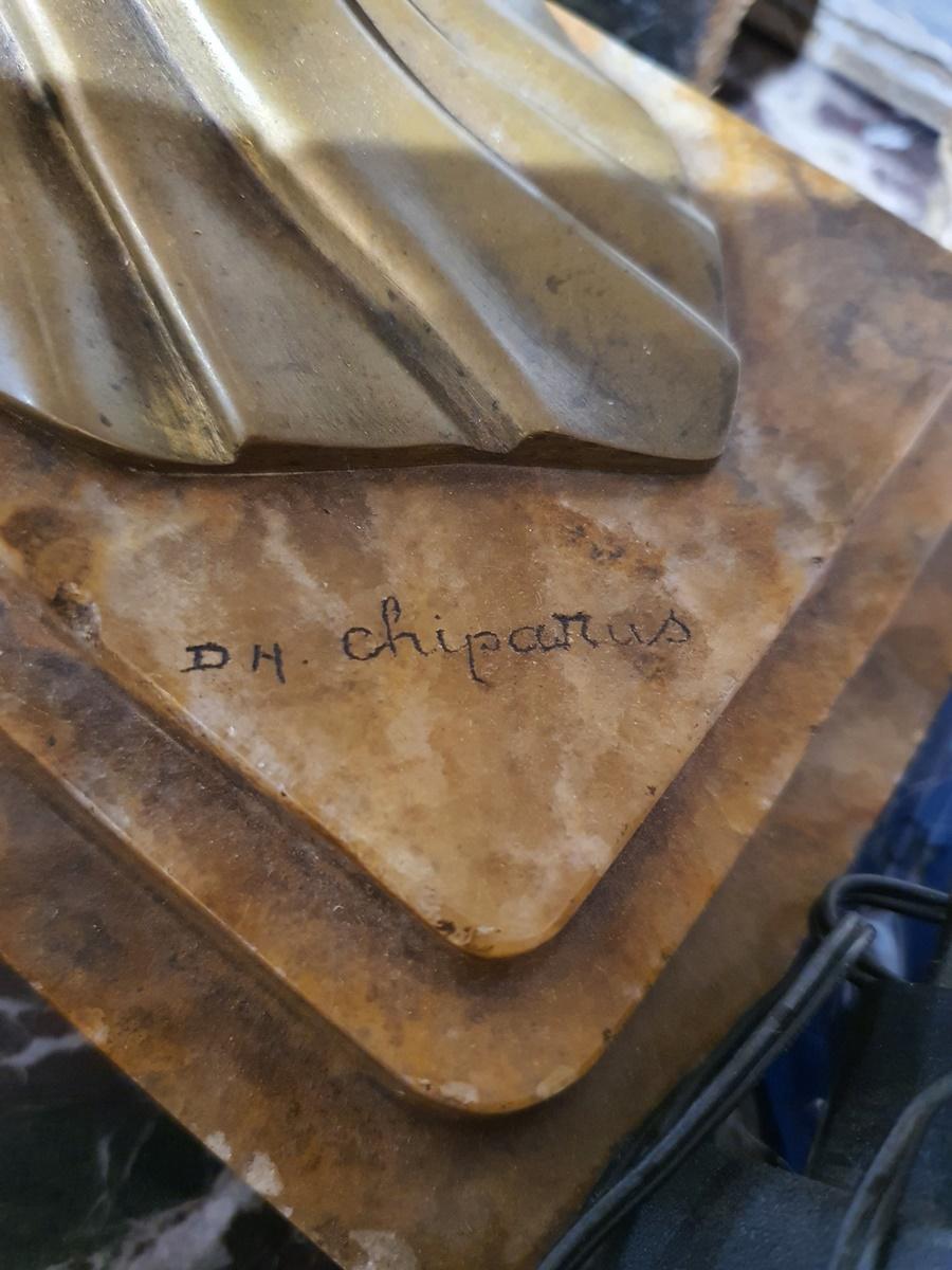 Modèle Tanara de 1930 en chryselephatine de Demetre Chiparus 9