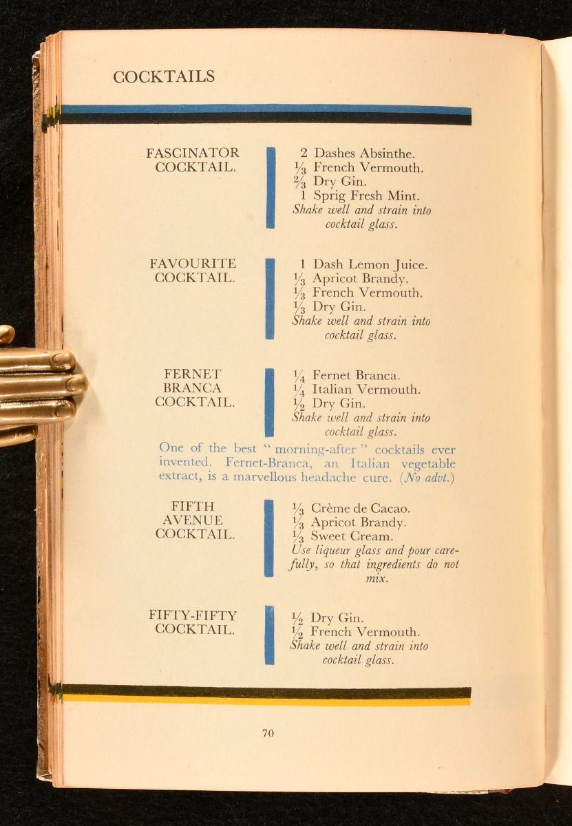 1930 El libro de cócteles del Savoy en venta 1