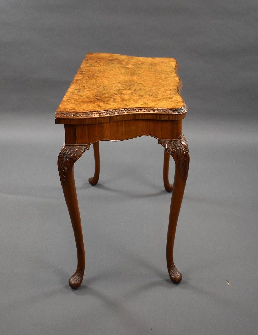 1930 Walnut Card Table 2