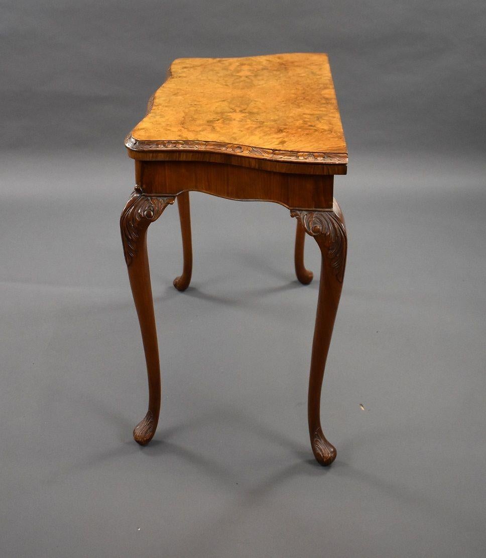 1930 Walnut Card Table 3