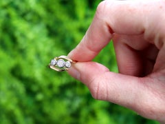 1930s 0.58 Carat Diamond Yellow Gold Cocktail Ring