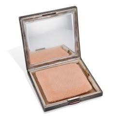 1930's 14kt. Yellow Gold Synthetic Ruby Estate Compact