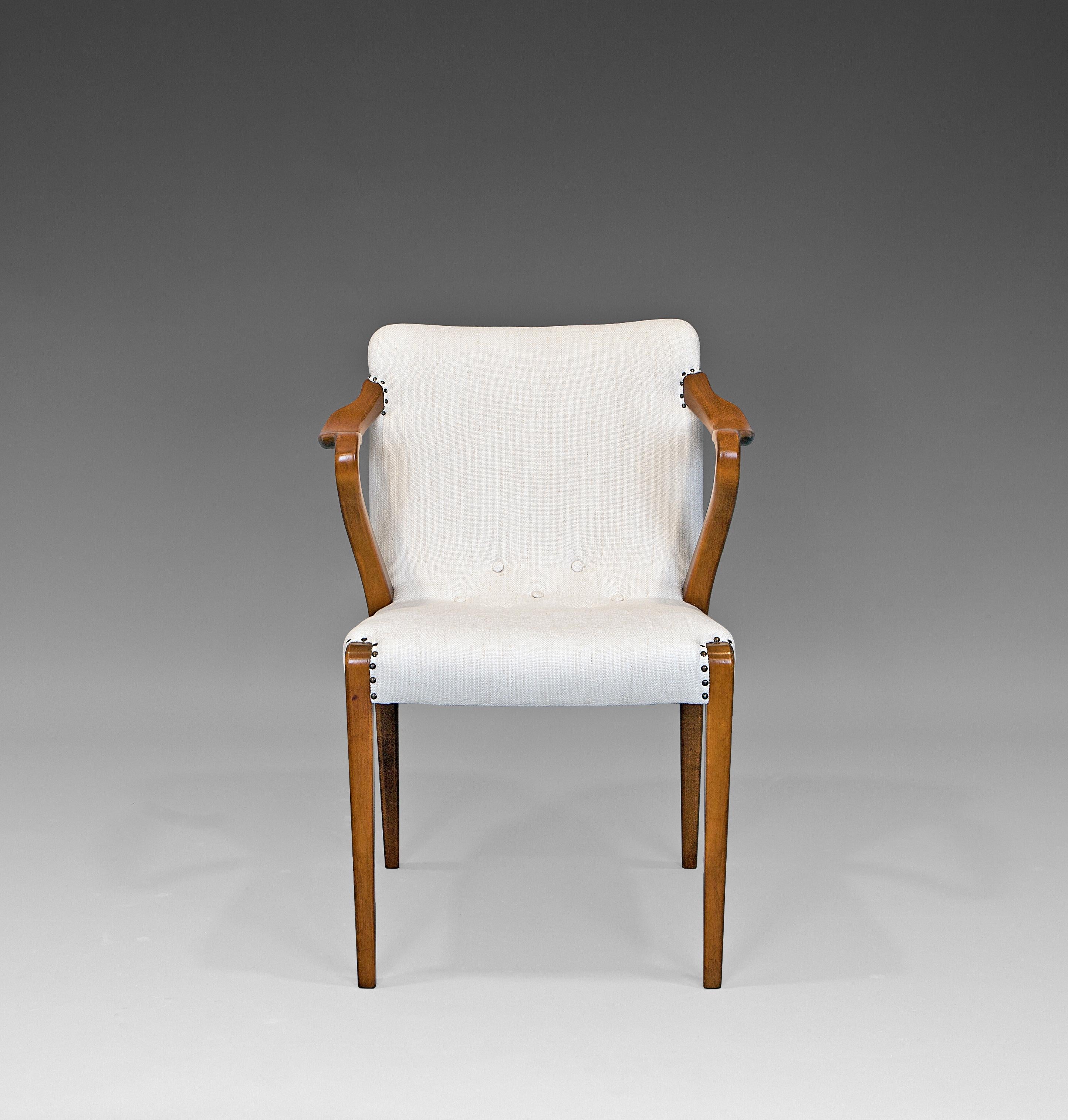 Swedish 1930s “1522” Axel Larsson Birch chair