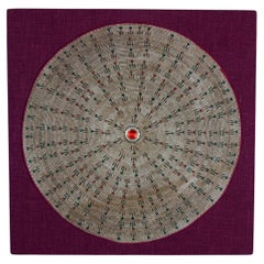 Tapa tejida para olla de cerveza de los años 1930-1940, Camerún
