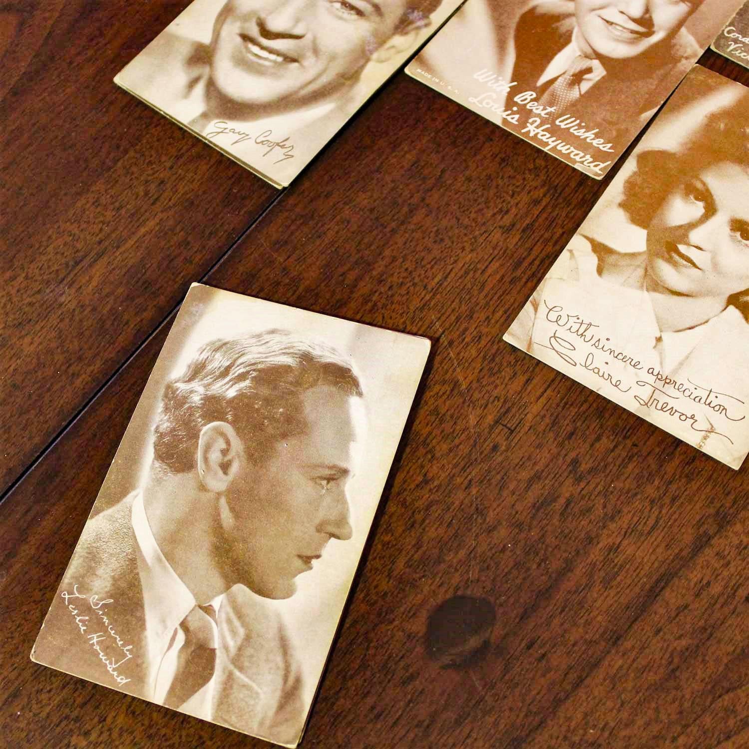 1930’s-1950’s Collection of 95 Vintage Movie Star Penny Arcade Trading Cards For Sale 7