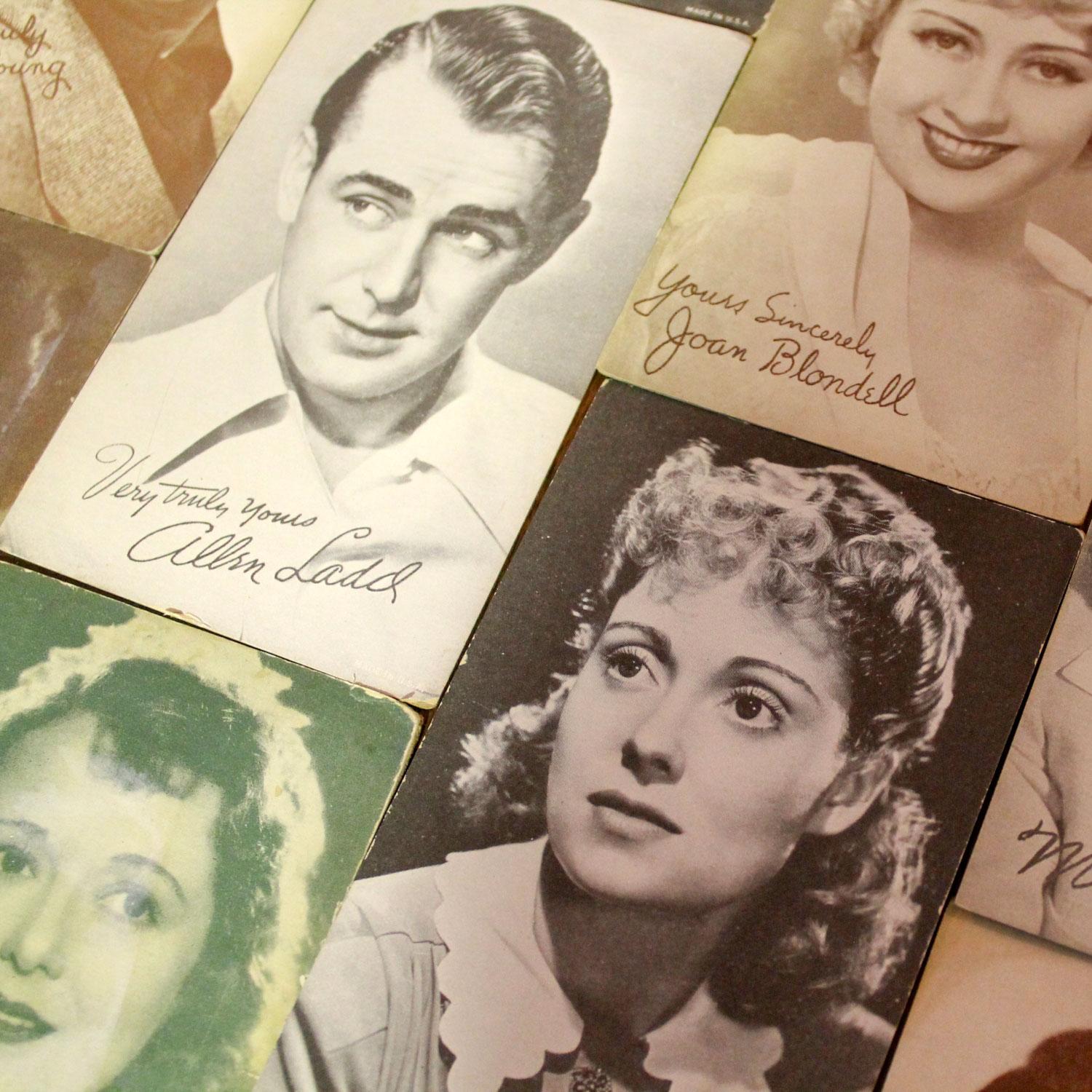 1930’s-1950’s Collection of 95 Vintage Movie Star Penny Arcade Trading Cards For Sale 8