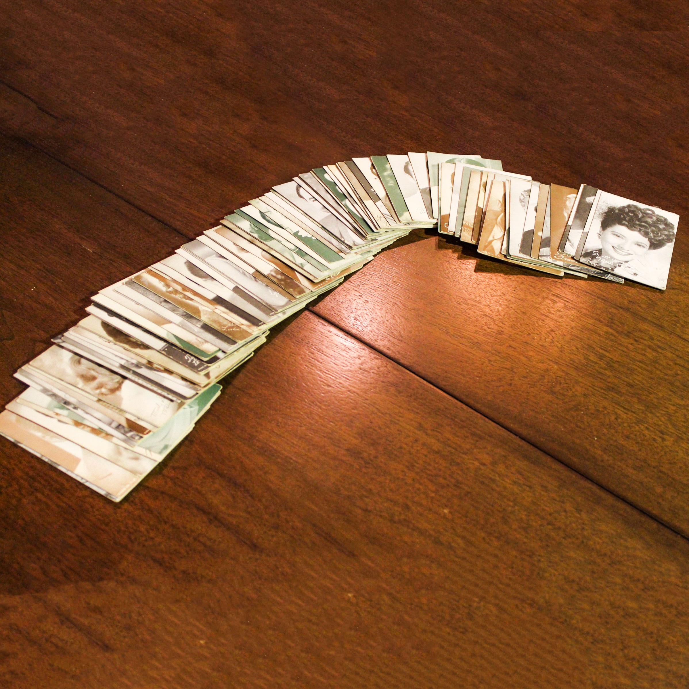 1930’s-1950’s Collection of 95 Vintage Movie Star Penny Arcade Trading Cards For Sale 9