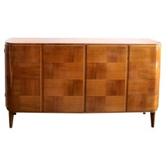 1930s/40s Art Deco Rare Sideboard with Curved edges by Carl Axel Acking 