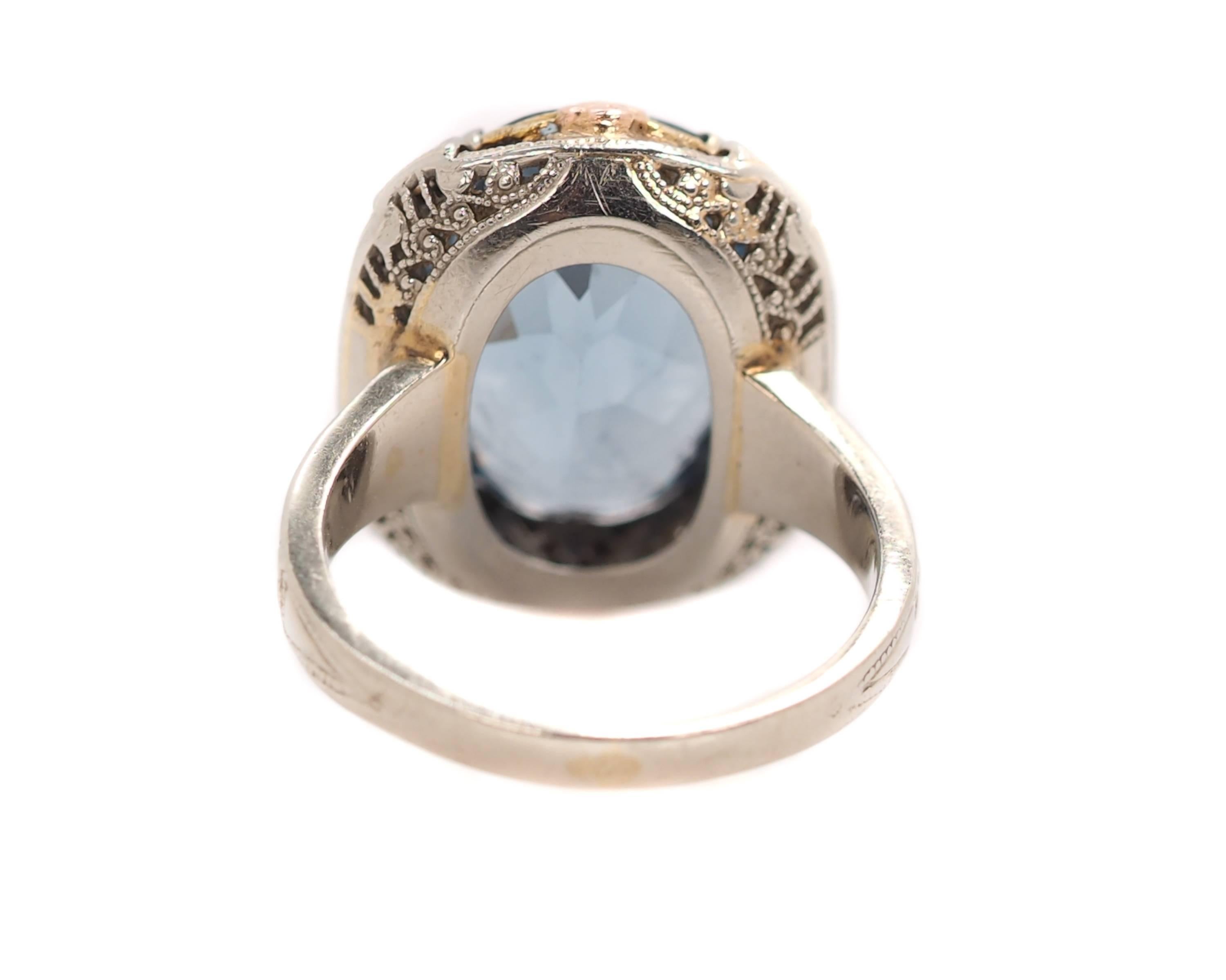 5 carat blue topaz ring