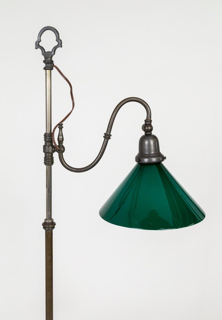 1930s Adjustable Paw Foot Floor Lamp with Green Accent Base and Shade at  1stDibs | 1930s floor lamp, 1930 floor lamps, 1930 floor lamp, image size:768x1108