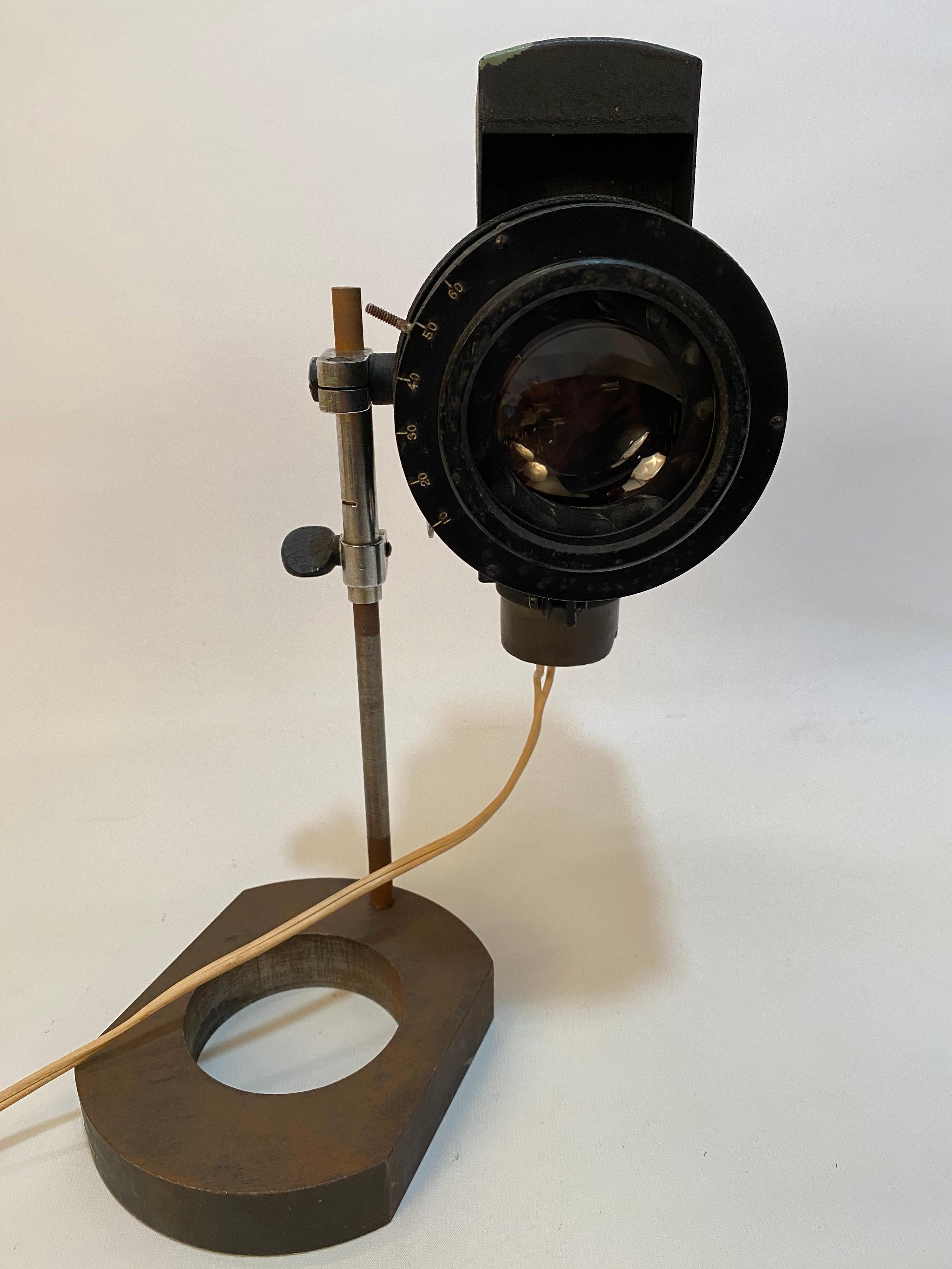 American 1930s Adjustable Spot Light Task Lamp