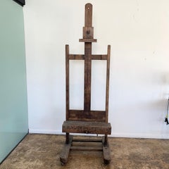 1930s Adjustable Wood Easel