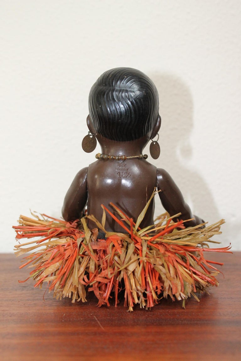 1930s Afro American Celluloid Doll Cellba Germany Drp Germany 18 1 2