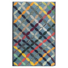 Tapis à capuche américain des années 1930 ( 2' 4'' x 3' 7'' - 72 x 110 cm)
