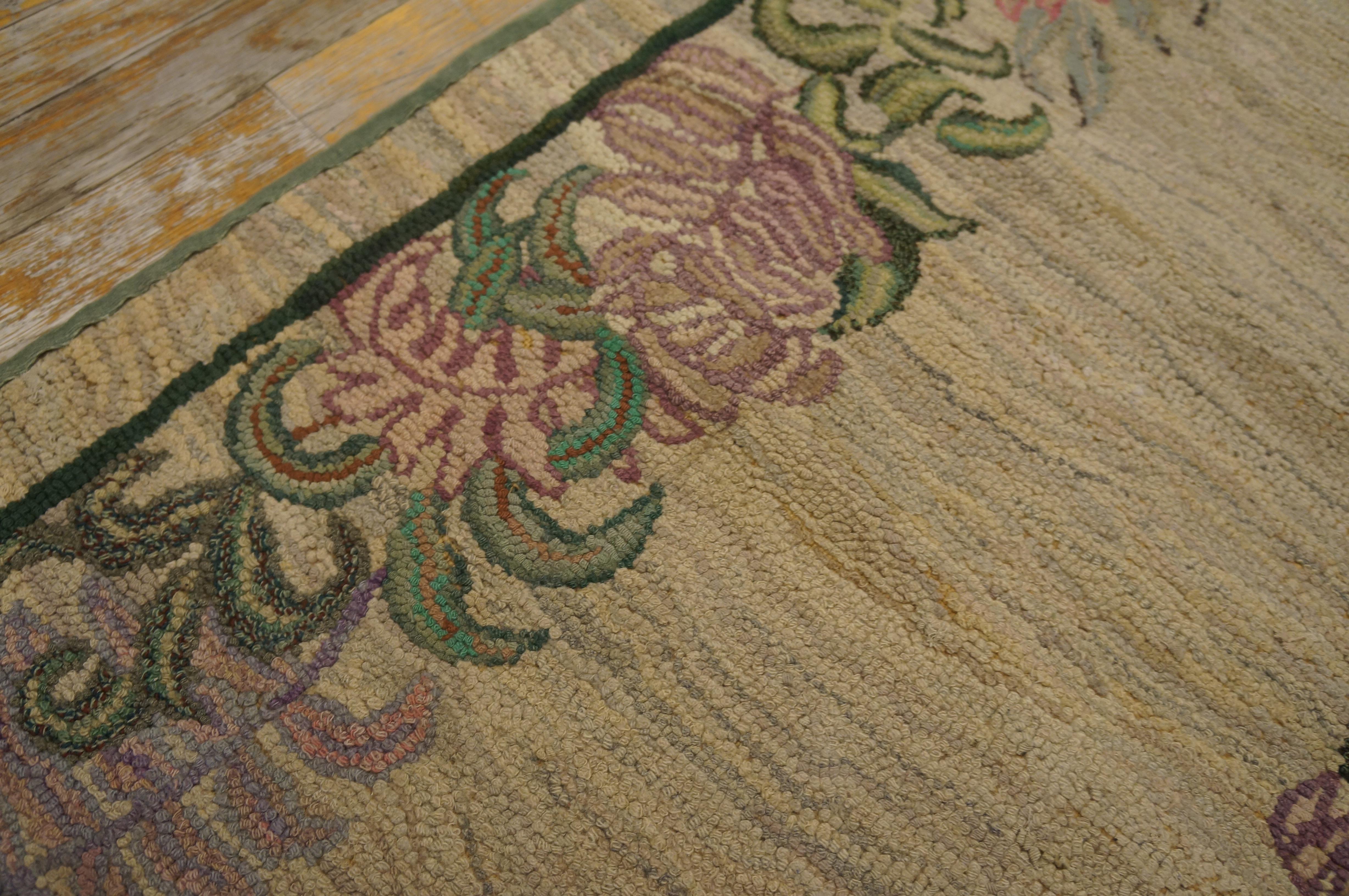 1930s American Hooked Rug ( 2'2