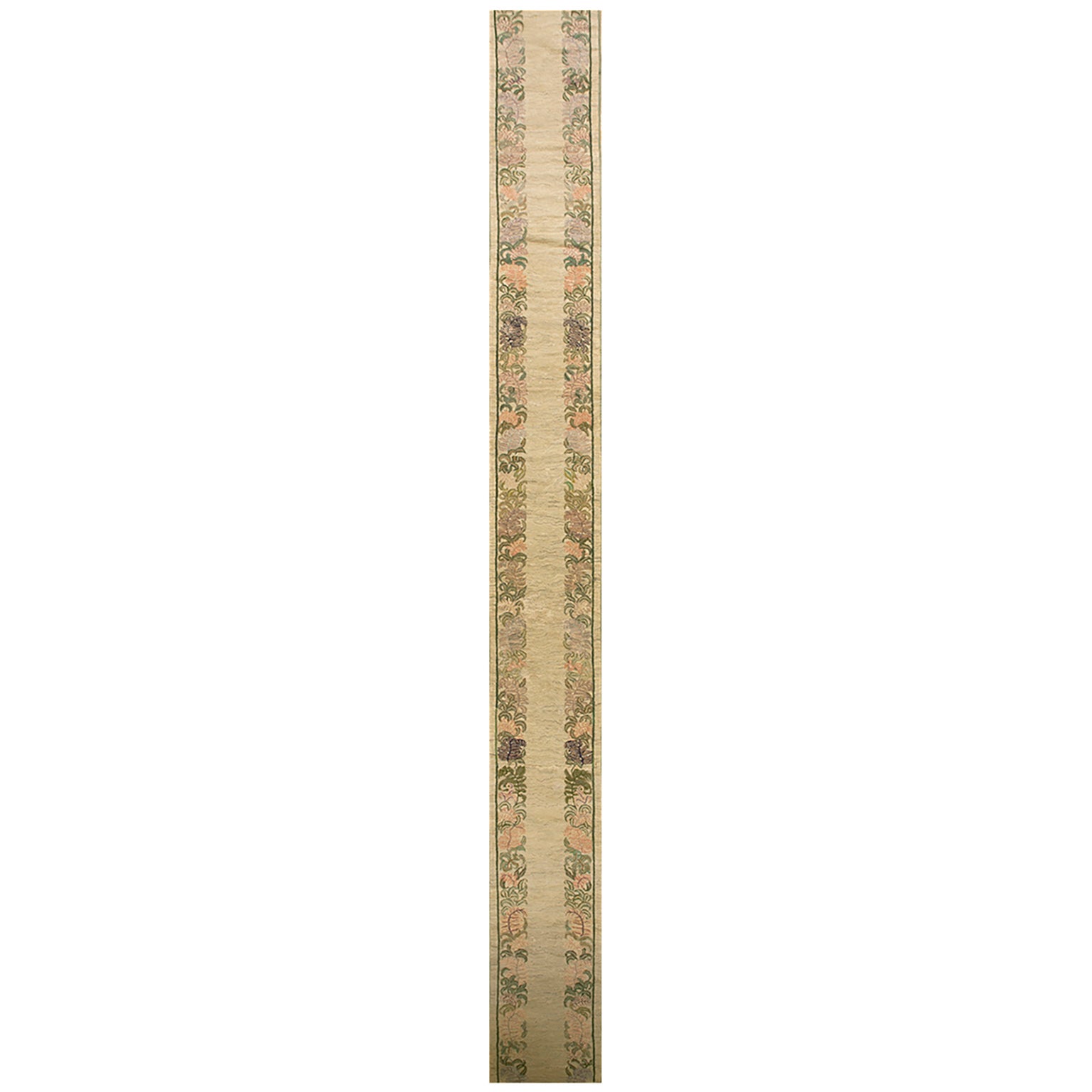 1930s American Hooked Rug ( 2'2" x 19' - 66 x 579 )