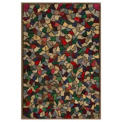 1930s American Hooked Rug ( 2'6" x 3'6" )
