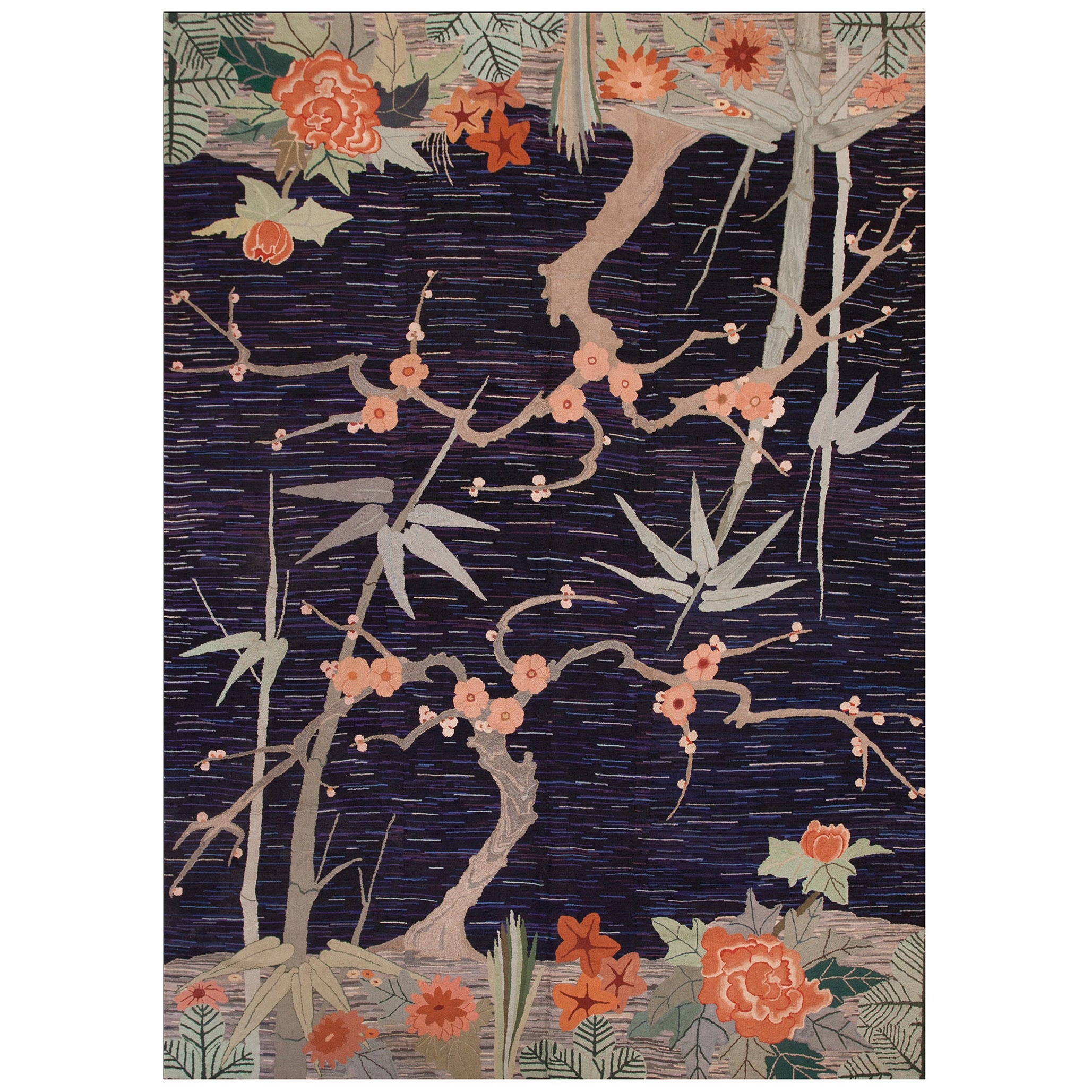 Tappeto americano degli anni '30 in stile Art Deco ( 8'10'' x 12' - 270 x 365 ) in vendita
