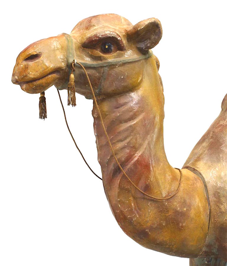 American PapierMache Camel Figure For Sale at 1stDibs camel sculptures