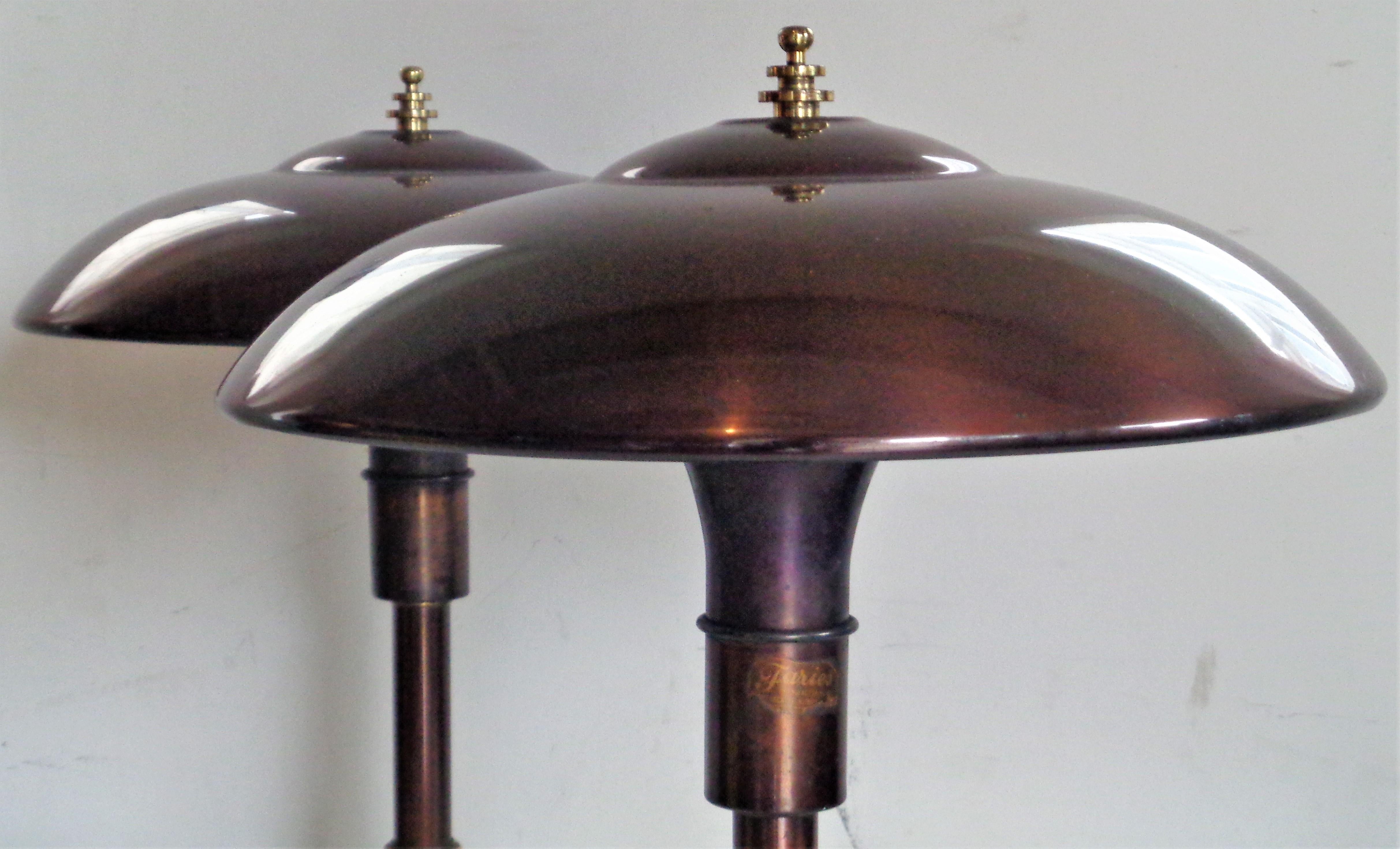 1930's American Machine Age Lamps, Bert Dickerson Faries Manufacturing 12