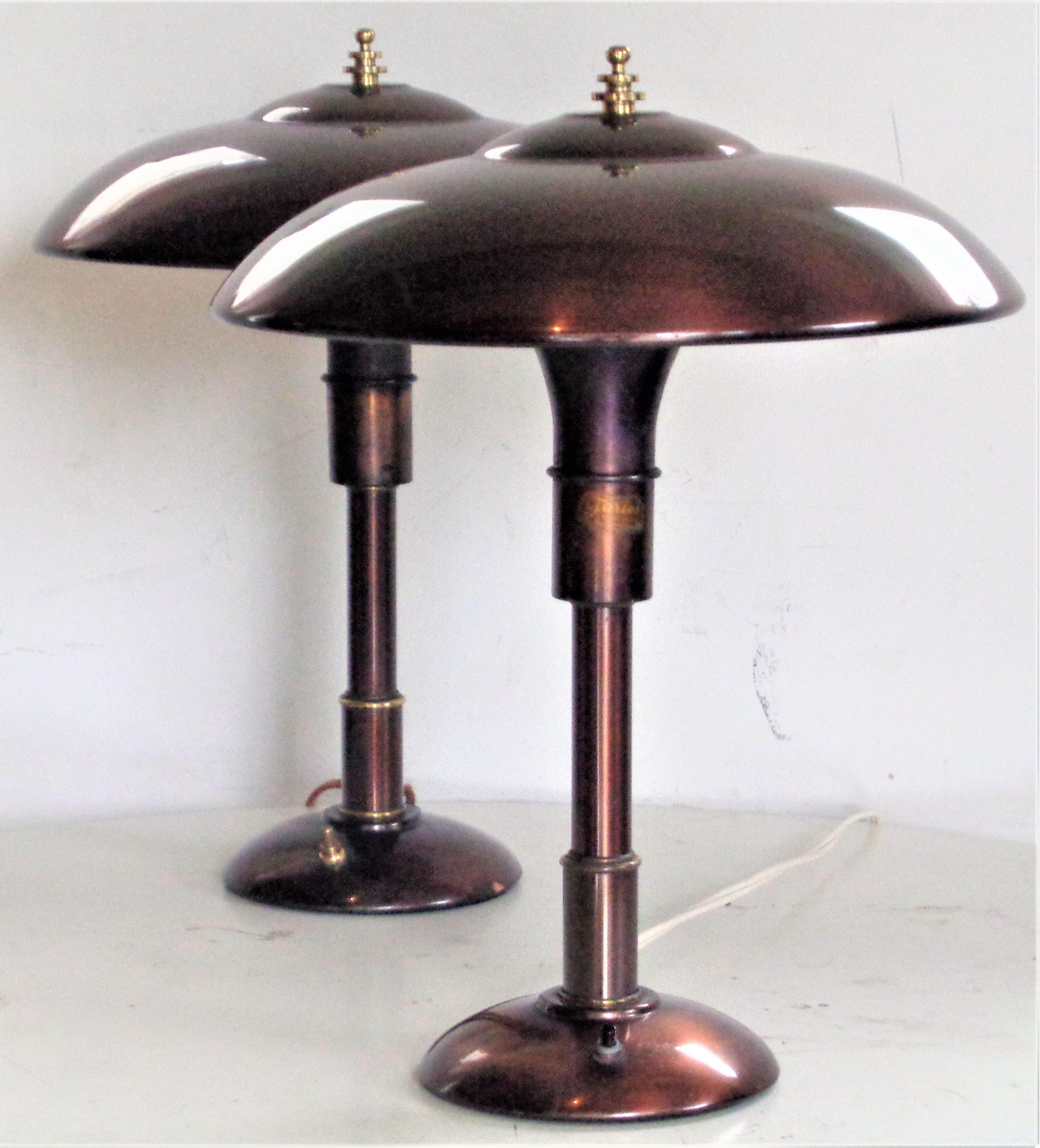 1930's American Machine Age Lamps, Bert Dickerson Faries Manufacturing 13