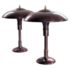 1930's American Machine Age Lamps, Bert Dickerson Faries Manufacturing