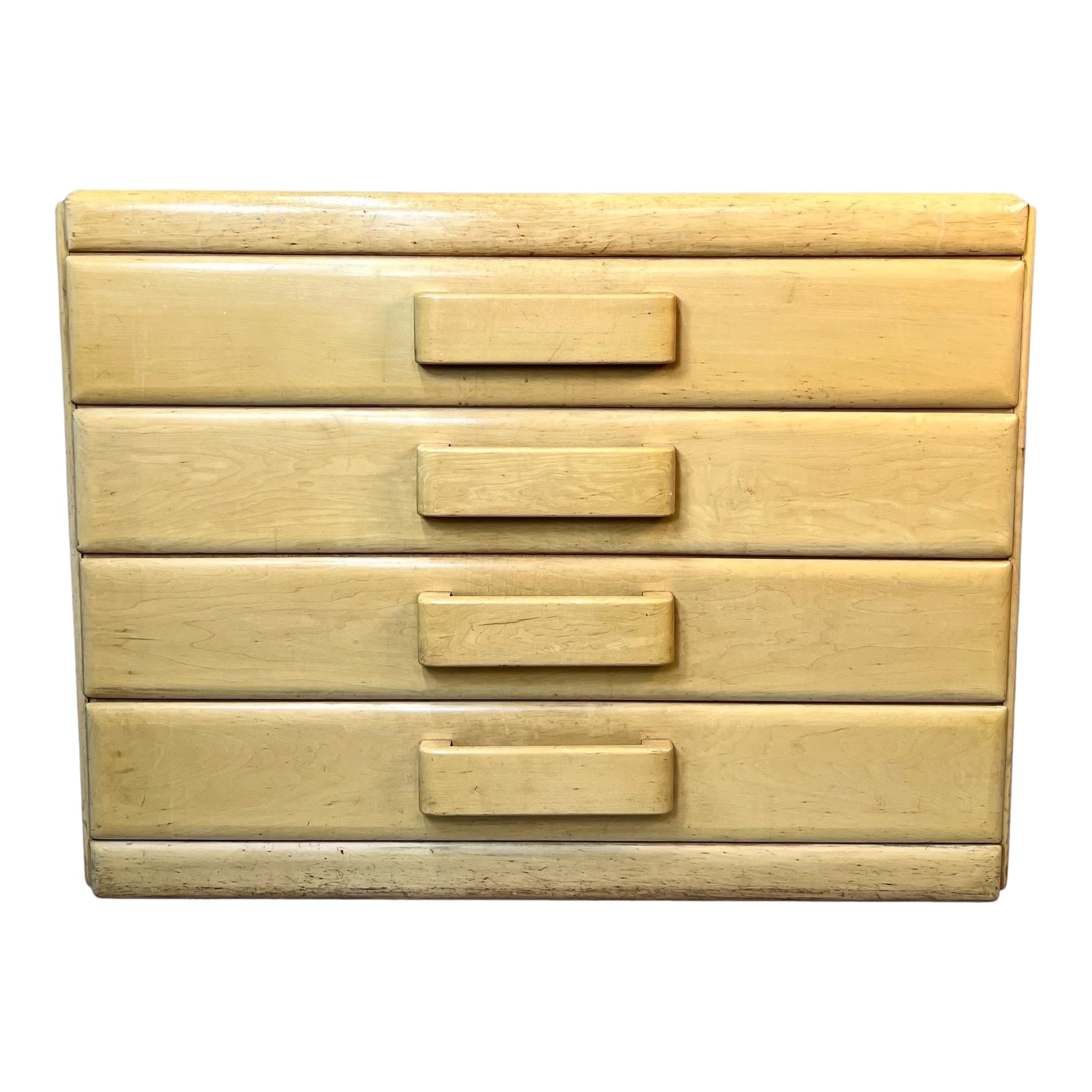 1930er Jahre Amerikanische Moderne Stromlinienförmige Kommode