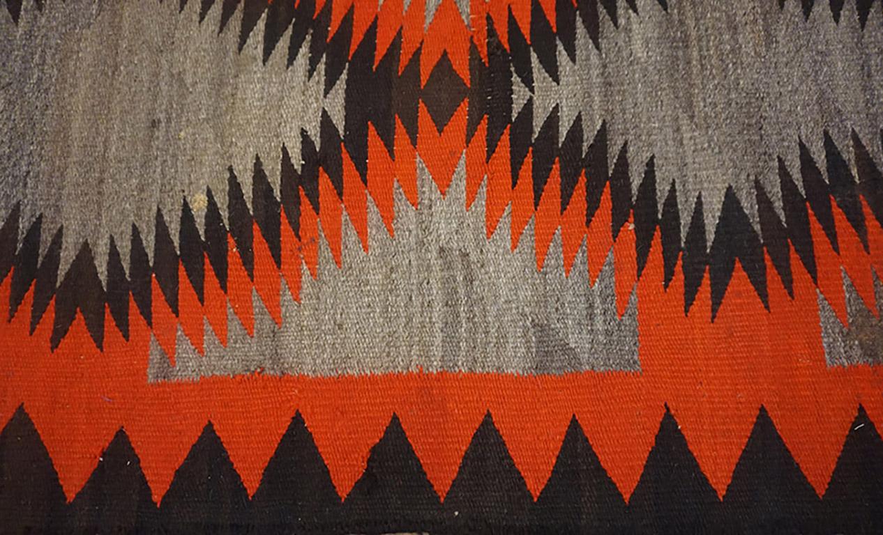 Tapis Navajo américain des années 1930 	4' 4