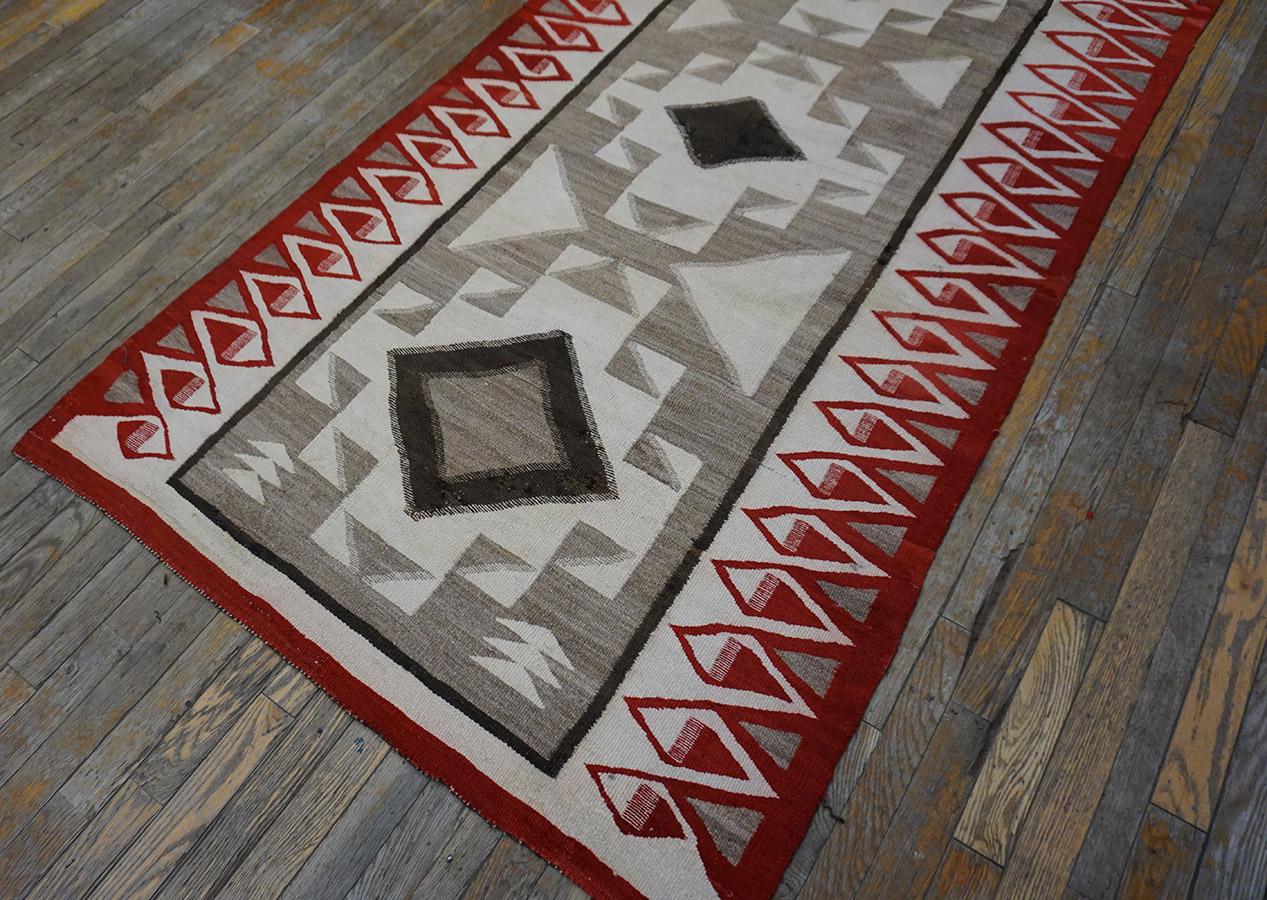 Laine Tapis Navajo américain des années 1930 ( 4'9