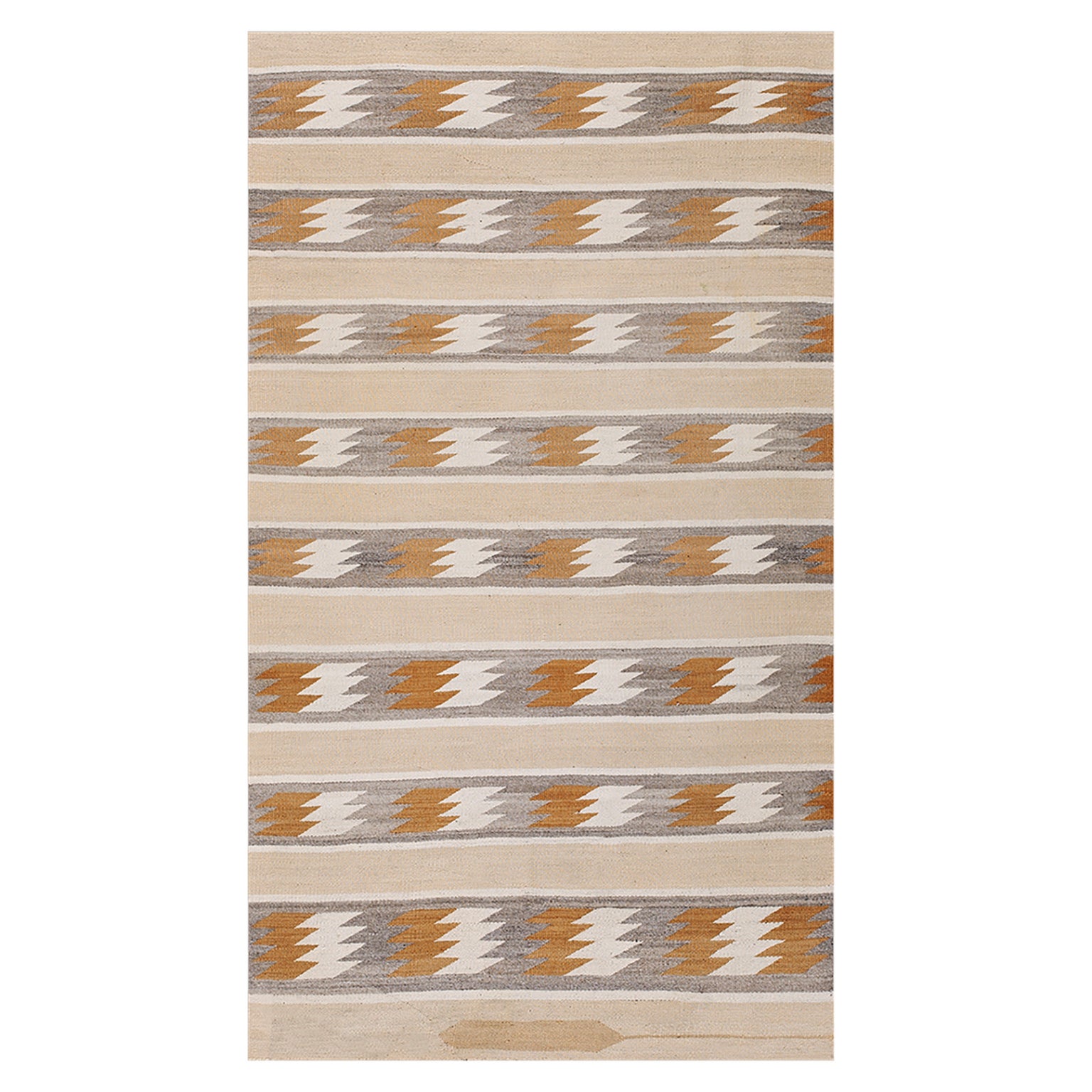 Amerikanischer Navajo-Teppich aus den 1930er Jahren ( 3'3 "x 5'6" - 99 x 167 ) 