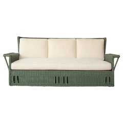 Vintage 1930s American Wicker Sofa