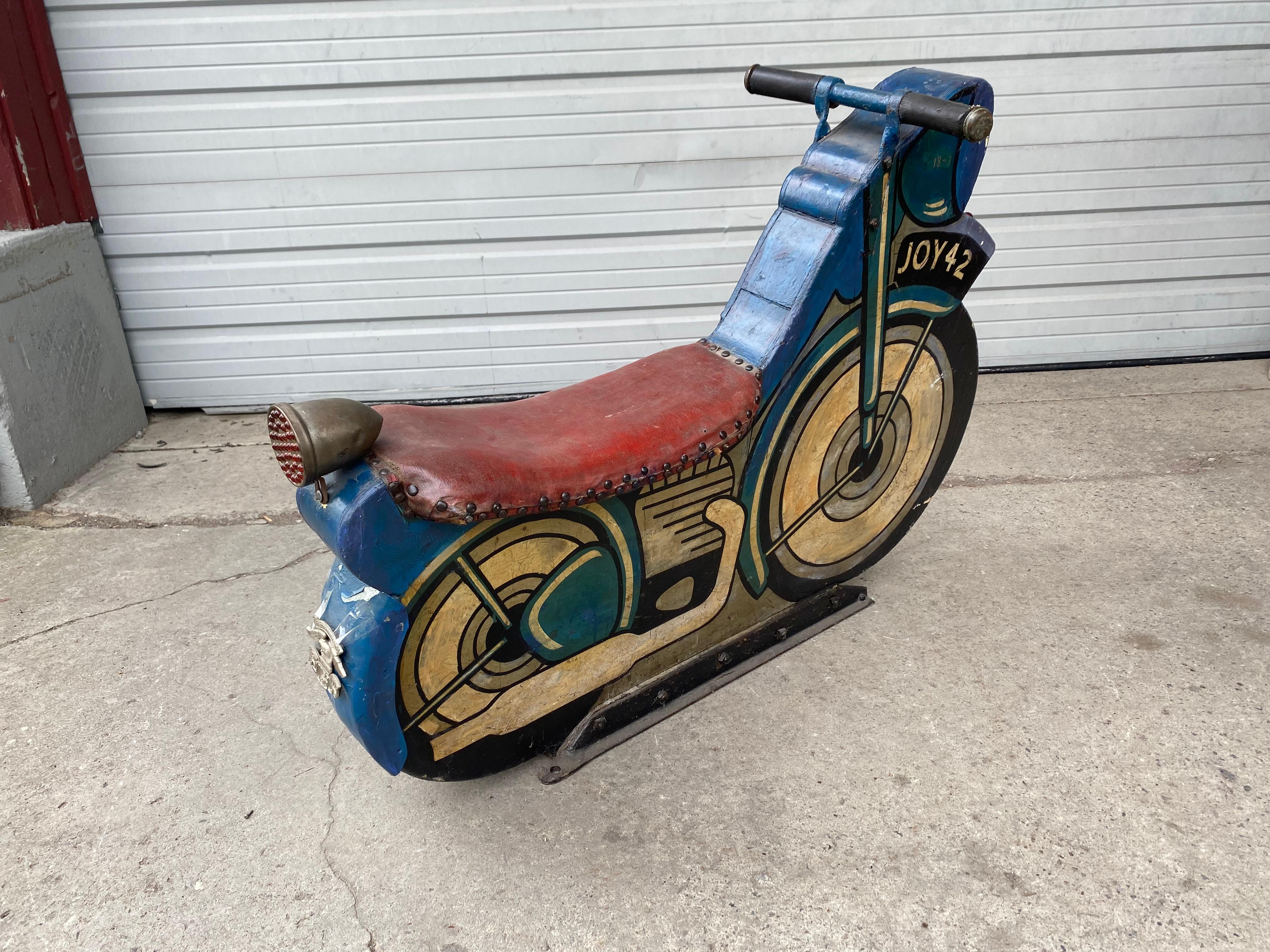 Américain Amusement/amusement de carnaval des années 1930 Ride de moto, carnaval, manège de croisière en vente